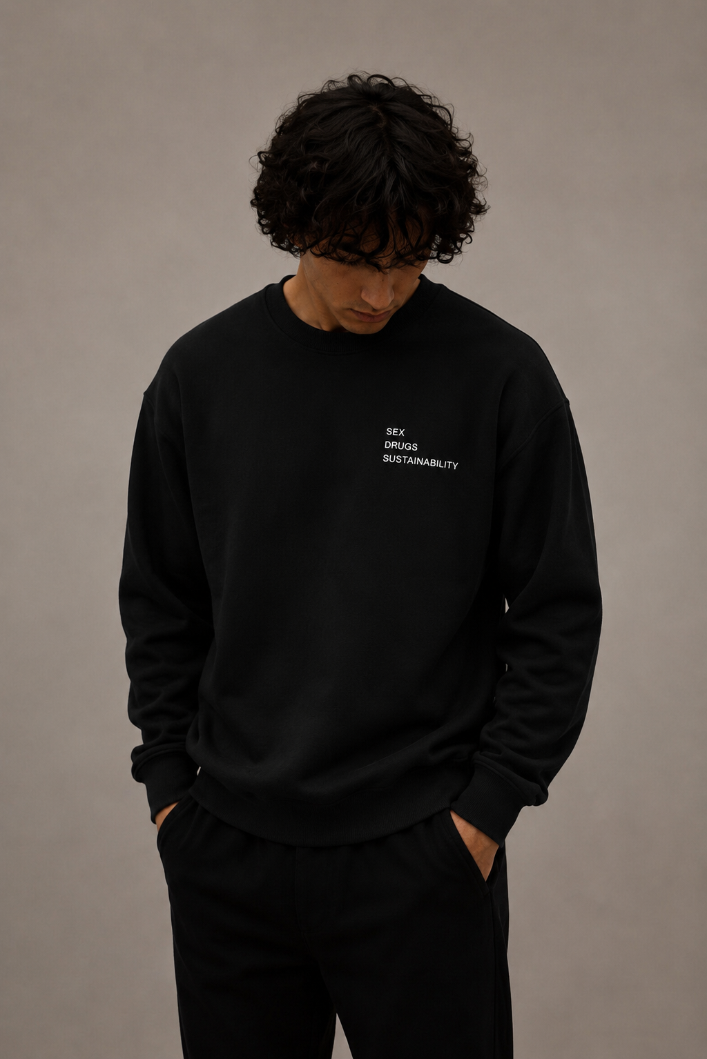 The No Purity Sweatshirt — Warm Grey — thumbnail 13