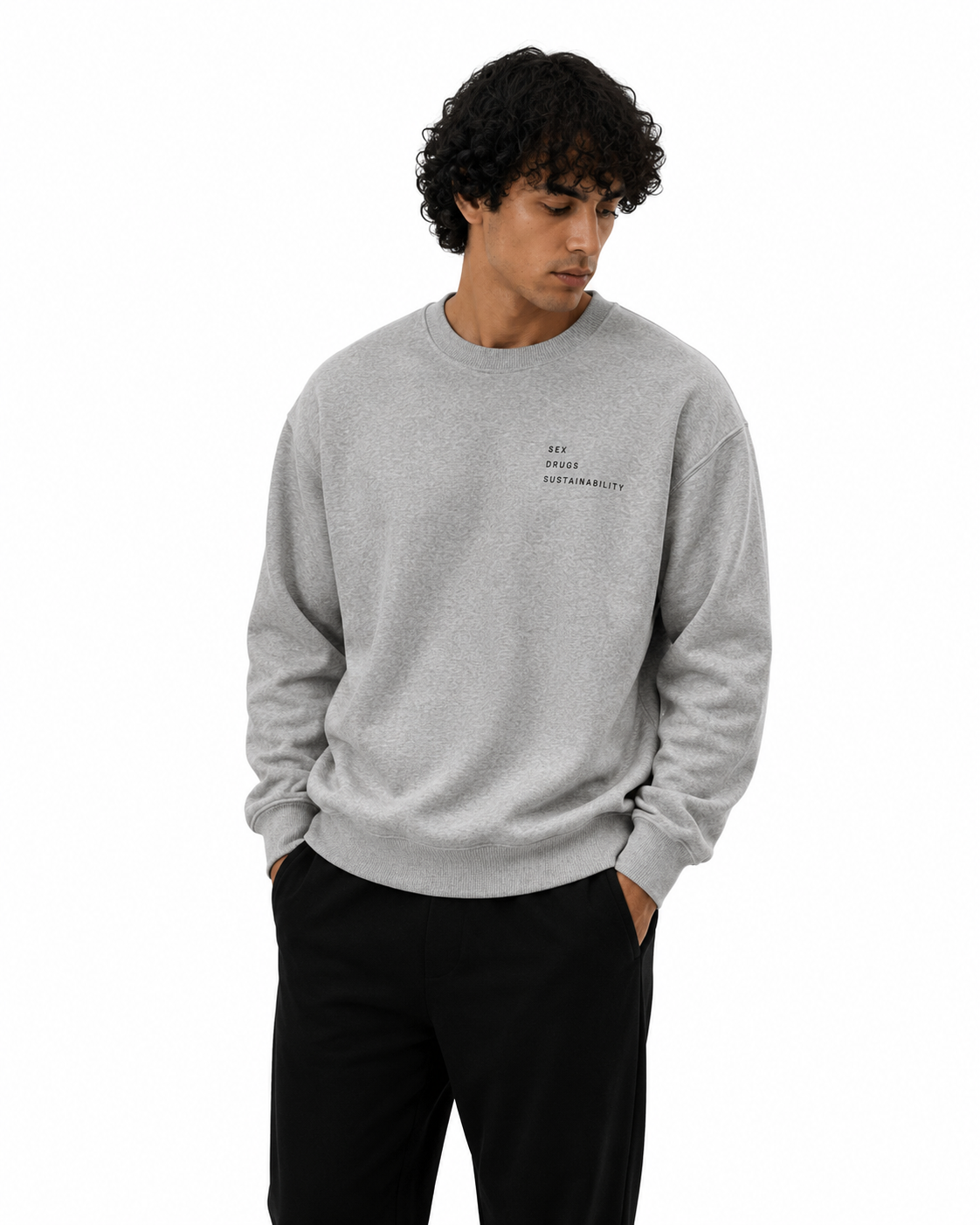 The No Purity Sweatshirt — Warm Grey — thumbnail 8