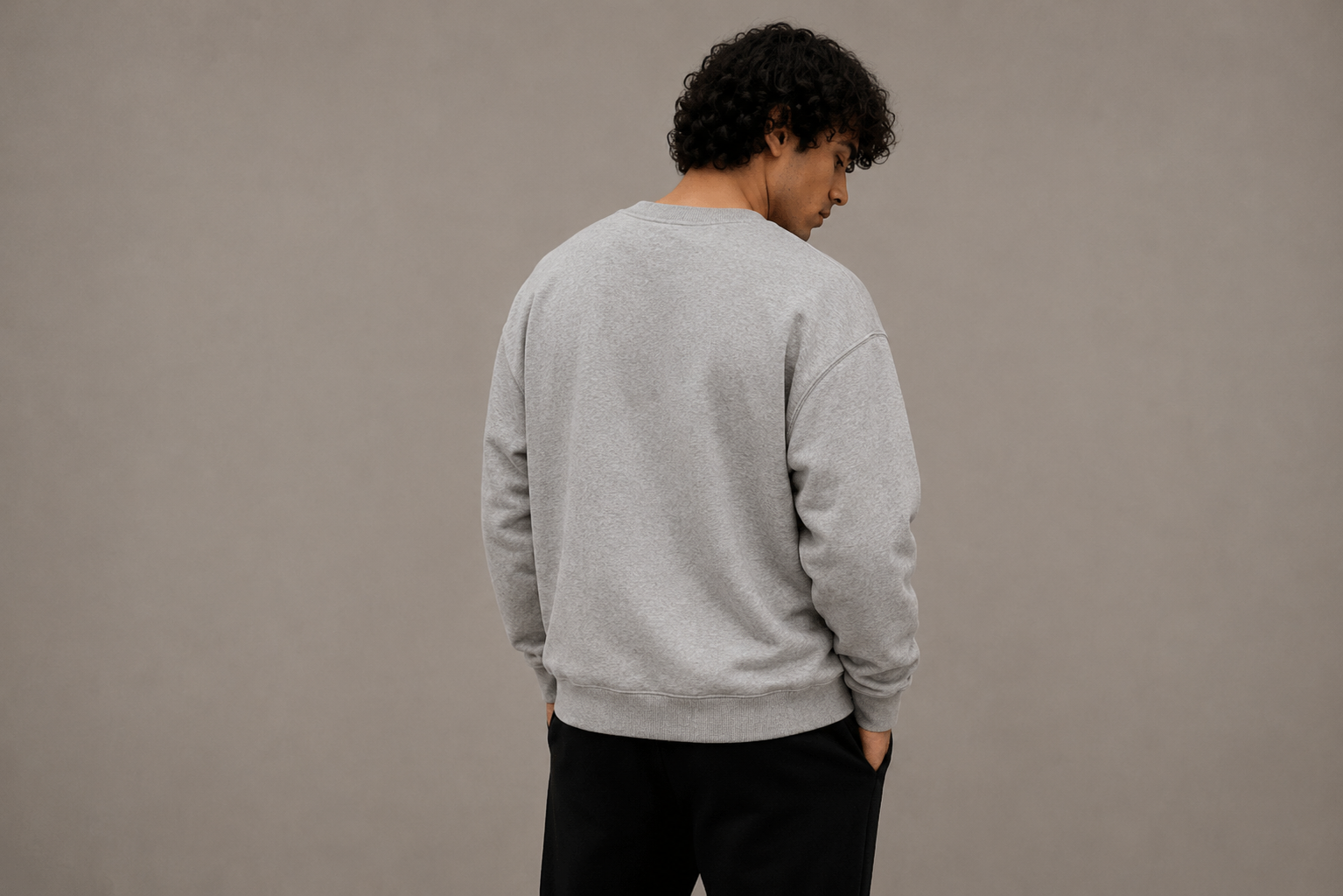 The No Purity Sweatshirt — Warm Grey — thumbnail 3